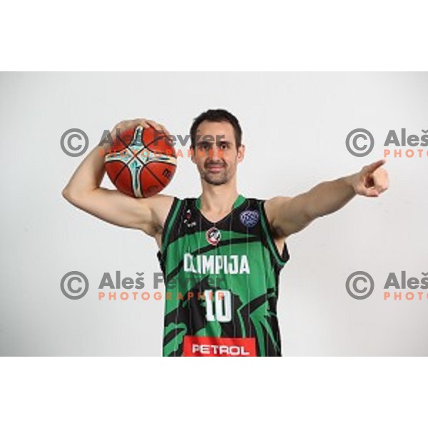 Domen Lorbek of Petrol Olimpija during photo shooting on November 2, 2017