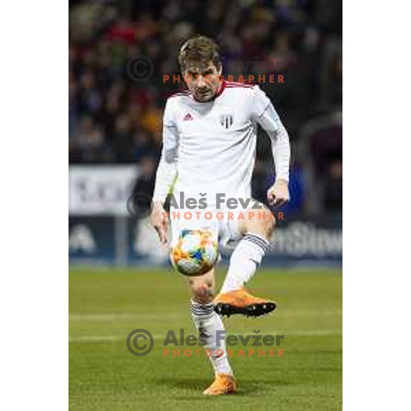 in action during soccer match between Maribor and Mura, Round 20 of PLTS 2018/19, played in Ljudki vrt, Maribor, Slovenia on February 23, 2019