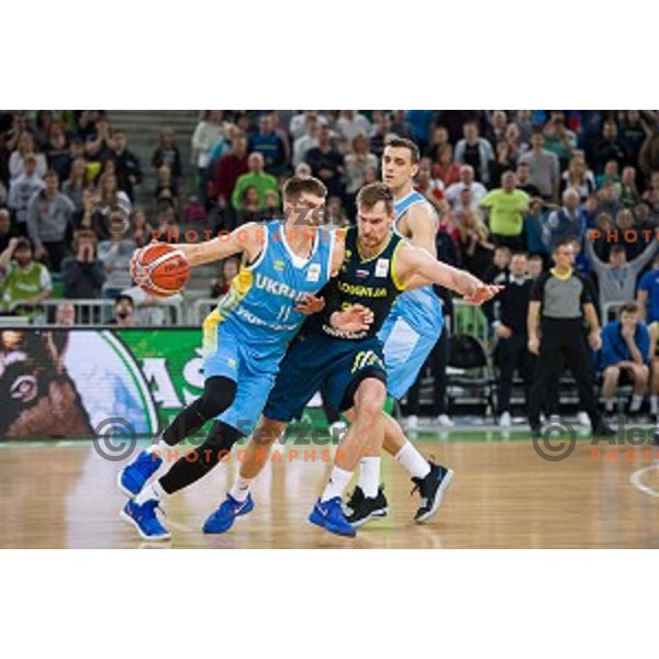 Zoran Dragic in action during FIBA Basketball World Cup 2019 European qualifiers basketball match between Slovenia and Ukraine, Stozice Arena, Ljubljana, Slovenia on February 26, 2019