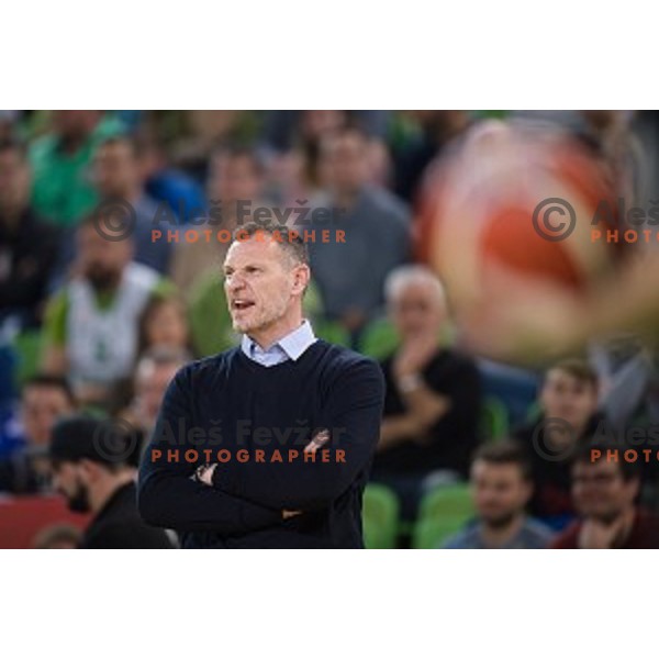Rado Trifunovic in action during FIBA Basketball World Cup 2019 European qualifiers basketball match between Slovenia and Ukraine, Stozice Arena, Ljubljana, Slovenia on February 26, 2019