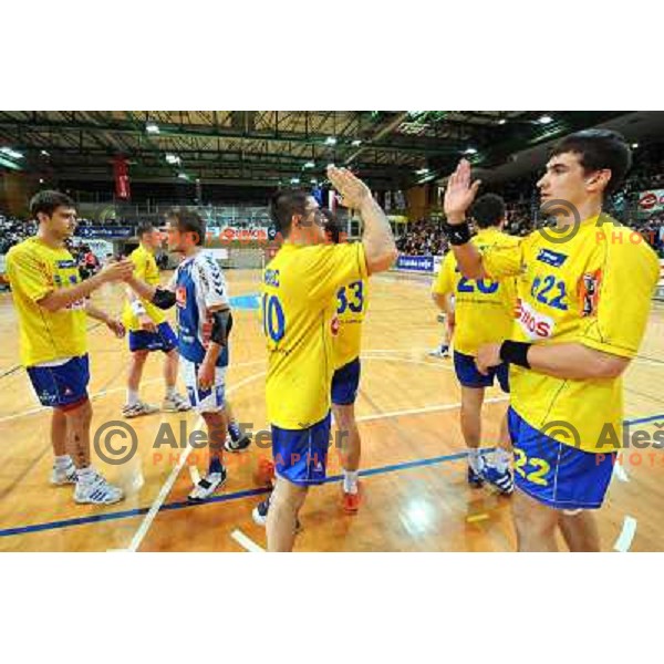 Koper players celebrate 