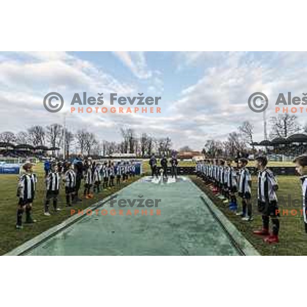 prior to soccer match between Mura and Domzale, Round 21 of PLTS 2018/19, played in Fazanerija, Murska Sobota, Slovenia on March 2, 2019