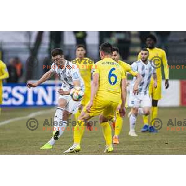 Rok Sirk of Mura in action during soccer match between Mura and Domzale, Round 21 of PLTS 2018/19, played in Fazanerija, Murska Sobota, Slovenia on March 2, 2019