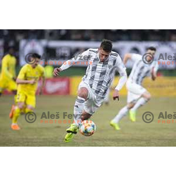in action during soccer match between Mura and Domzale, Round 21 of PLTS 2018/19, played in Fazanerija, Murska Sobota, Slovenia on March 2, 2019