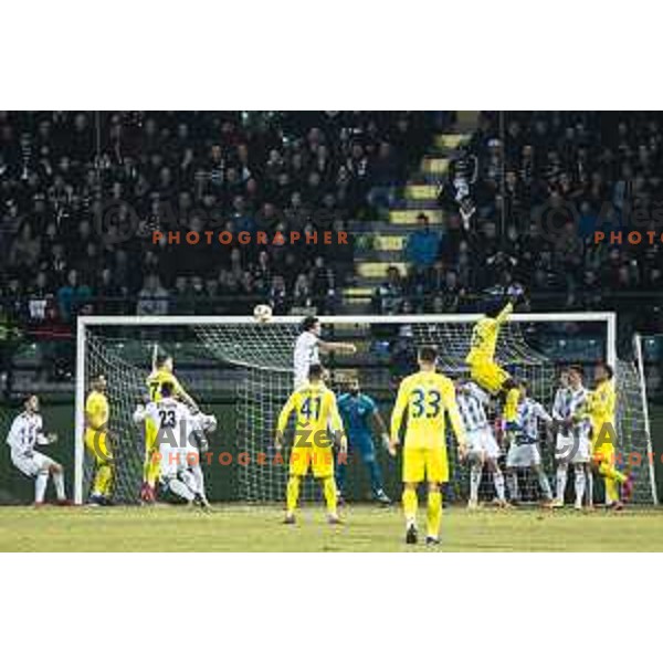 in action during soccer match between Mura and Domzale, Round 21 of PLTS 2018/19, played in Fazanerija, Murska Sobota, Slovenia on March 2, 2019