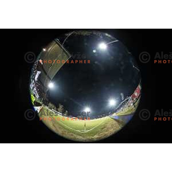 Stadium Fazanerija during soccer match between Mura and Domzale, Round 21 of PLTS 2018/19, played in Fazanerija, Murska Sobota, Slovenia on March 2, 2019