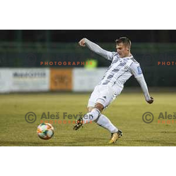 Klemen Sturm of Mura in action during soccer match between Mura and Domzale, Round 21 of PLTS 2018/19, played in Fazanerija, Murska Sobota, Slovenia on March 2, 2019