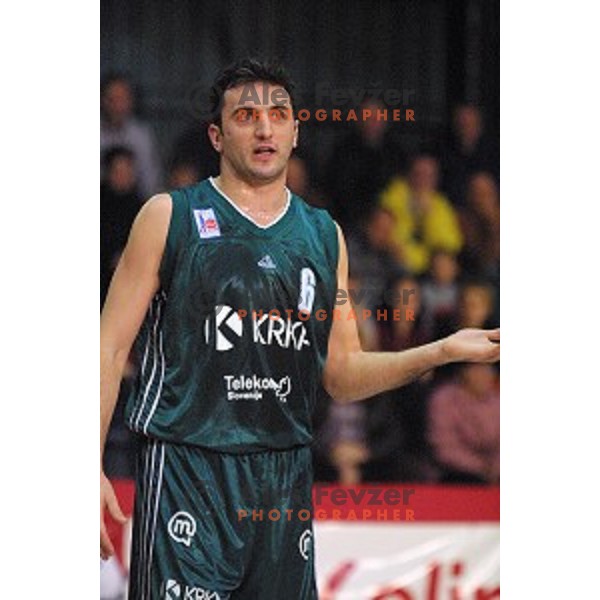 Sasa Doncic in action during basketball match between Slovan and Krka at Kodeljevo Hall, Ljubljana, Slovenia on December 17, 2000
