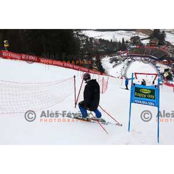 Course inspection before FIS Audi World Cup Giant Slalom for 58. Vitranc Cup in Kranjska Gora, Slovenia on March 9, 2019