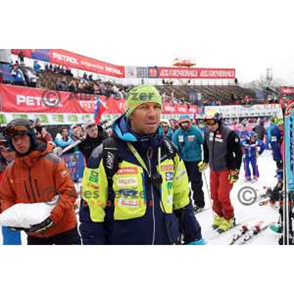 Course inspection before FIS Audi World Cup Giant Slalom for 58. Vitranc Cup in Kranjska Gora, Slovenia on March 9, 2019