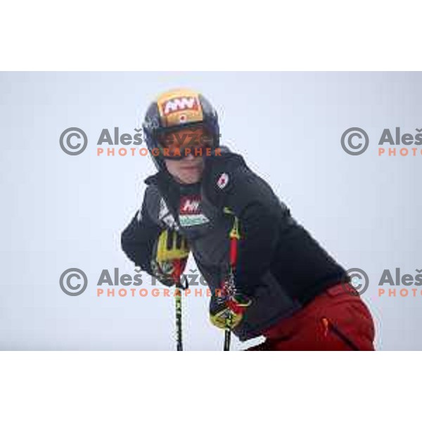 Course inspection before FIS Audi World Cup Giant Slalom for 58. Vitranc Cup in Kranjska Gora, Slovenia on March 9, 2019