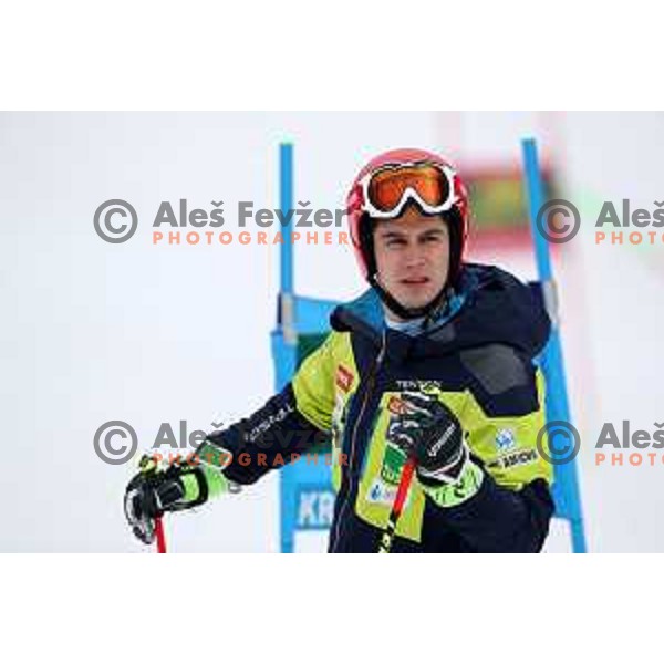 Zan Kranjec (SLO) during Course inspection before FIS Audi World Cup Giant Slalom for 58. Vitranc Cup in Kranjska Gora, Slovenia on March 9, 2019