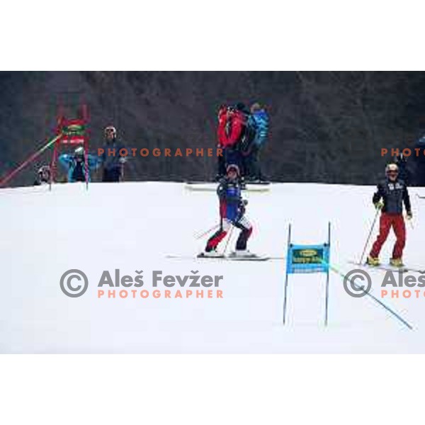 Course inspection before FIS Audi World Cup Giant Slalom for 58. Vitranc Cup in Kranjska Gora, Slovenia on March 9, 2019