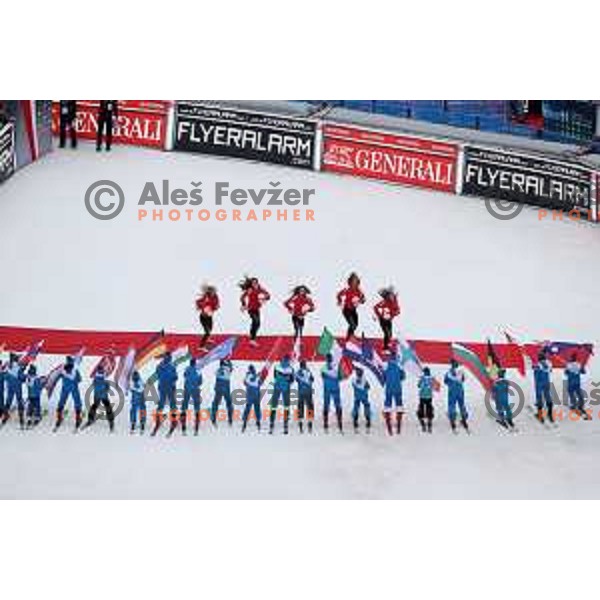 Course inspection before FIS Audi World Cup Giant Slalom for 58. Vitranc Cup in Kranjska Gora, Slovenia on March 9, 2019