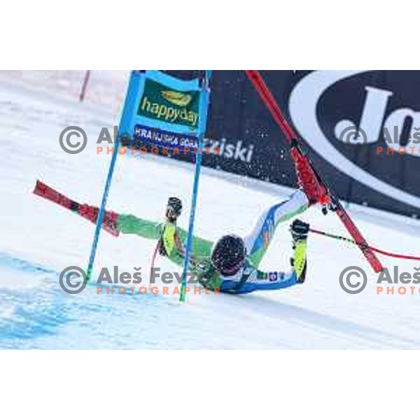 skiing in the first run of FIS Audi World Cup Giant Slalom for 58. Vitranc Cup in Kranjska Gora, Slovenia on March 9, 2019