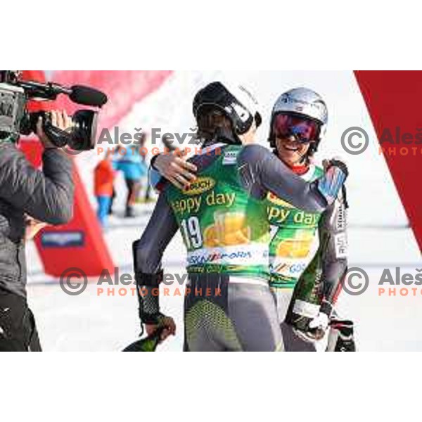 Henrik Kristoffersen, winner of Audi FIS World Cup Giant Slalom for 58. Vitranc Cup in Kranjska Gora, Slovenia on March 9, 2019
