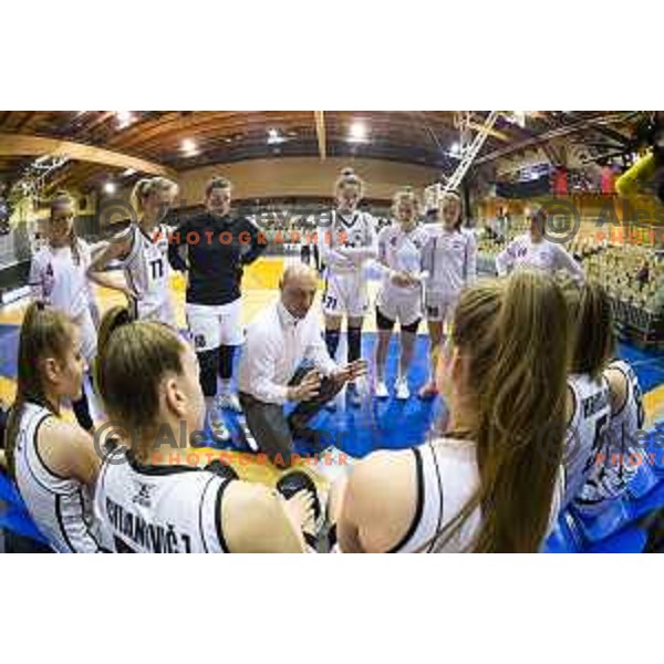 Ziga Ravnikar, head coach of ZKK Maribor during women basketball match between ZKK Maribor and Ilirija, semi-final cup 2019, played in Dvorana Tabor, Maribor, Slovenia on March 9, 2019