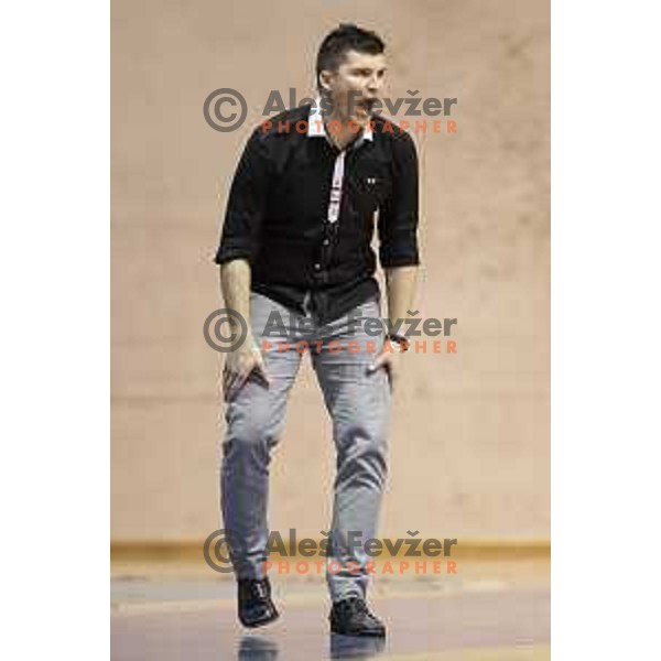 Alen Ploj, head coach of Ilirija during women basketball match between ZKK Maribor and Ilirija, semi-final cup 2019, played in Dvorana Tabor, Maribor, Slovenia on March 9, 2019
