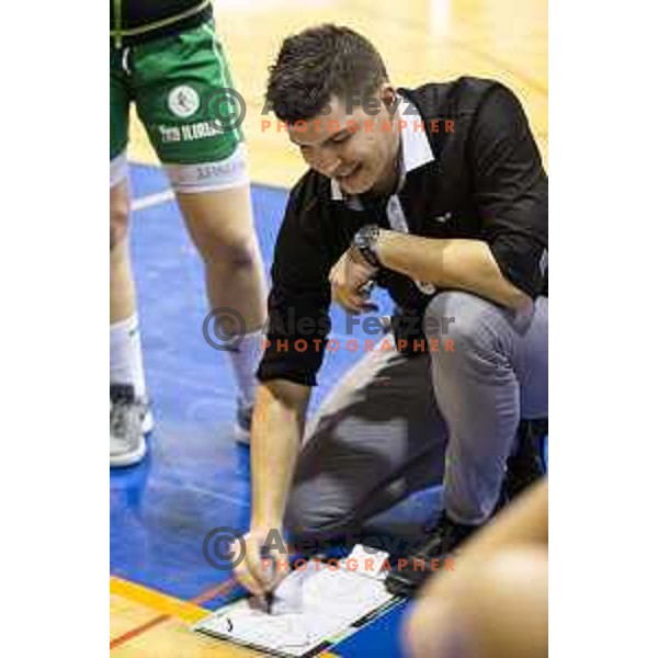 Alen Ploj, head coach of Ilirija during women basketball match between ZKK Maribor and Ilirija, semi-final cup 2019, played in Dvorana Tabor, Maribor, Slovenia on March 9, 2019