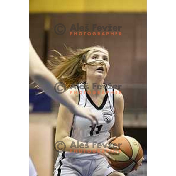 Elma Dautovic in action during women basketball match between ZKK Maribor and Ilirija, semi-final cup 2019, played in Dvorana Tabor, Maribor, Slovenia on March 9, 2019
