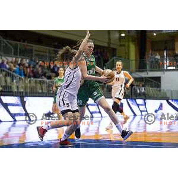 Sara Garic of Ilirija in action during women basketball match between ZKK Maribor and Ilirija, semi-final cup 2019, played in Dvorana Tabor, Maribor, Slovenia on March 9, 2019