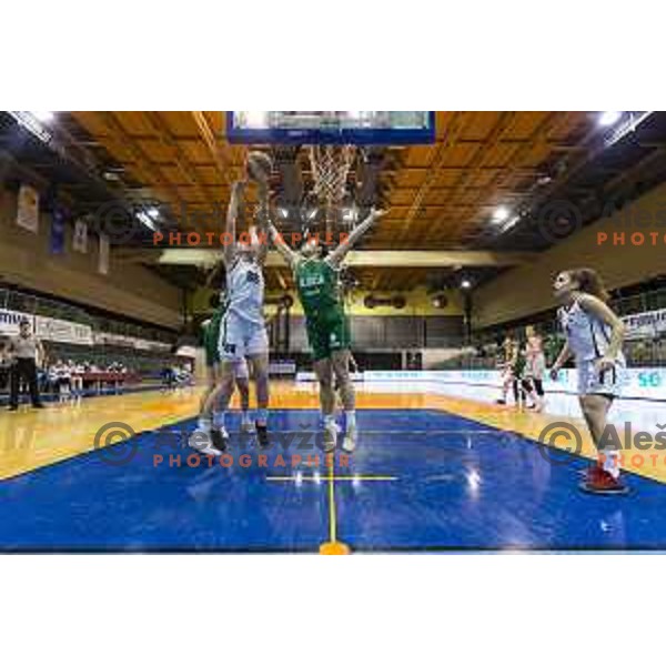 Merisa Dautovic of Maribor in action during women basketball match between ZKK Maribor and Ilirija, semi-final cup 2019, played in Dvorana Tabor, Maribor, Slovenia on March 9, 2019