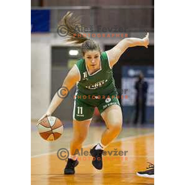 Eva Jamnik in action during women basketball match between ZKK Maribor and Ilirija, semi-final cup 2019, played in Dvorana Tabor, Maribor, Slovenia on March 9, 2019