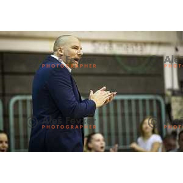 Ernest Novak, head coach of Triglav during women basketball match between ZKK Cinkarna Celje and Triglav, semi-final cup 2019, played in Dvorana Tabor, Maribor, Slovenia on March 9, 2019