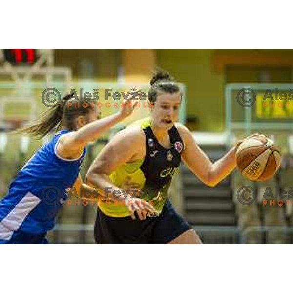 Chatrice Marie White in action during women basketball match between ZKK Cinkarna Celje and Triglav, semi-final cup 2019, played in Dvorana Tabor, Maribor, Slovenia on March 9, 2019