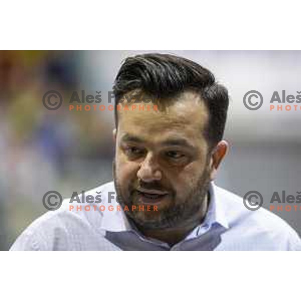 Damir Grgic, head coach of ZKK Cinkarna Celje during women basketball match between ZKK Cinkarna Celje and Triglav, semi-final cup 2019, played in Dvorana Tabor, Maribor, Slovenia on March 9, 2019