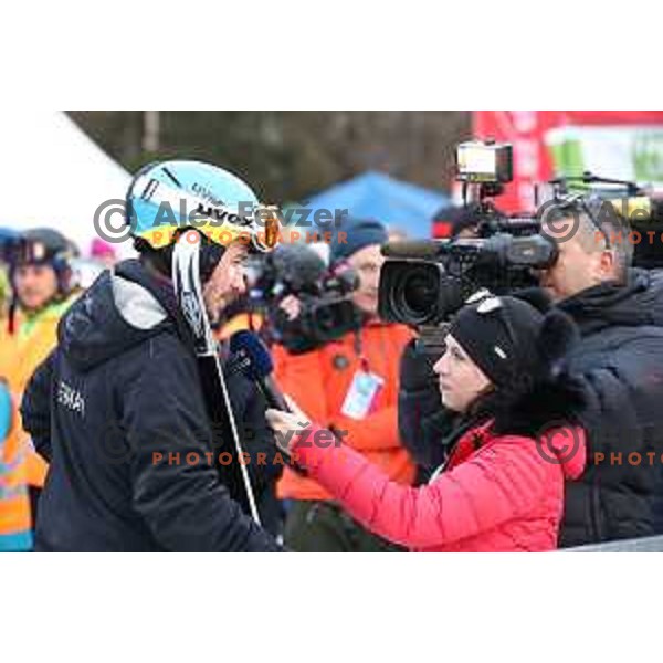 Course inspection before Audi FIS World Cup Slalom for 58. Vitranc Cup in Kranjska Gora, Slovenia on March 10, 2019