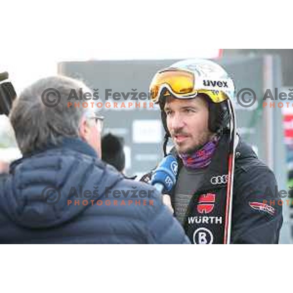 Course inspection before Audi FIS World Cup Slalom for 58. Vitranc Cup in Kranjska Gora, Slovenia on March 10, 2019