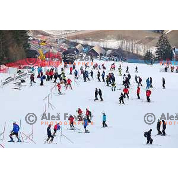 Course inspection before Audi FIS World Cup Slalom for 58. Vitranc Cup in Kranjska Gora, Slovenia on March 10, 2019