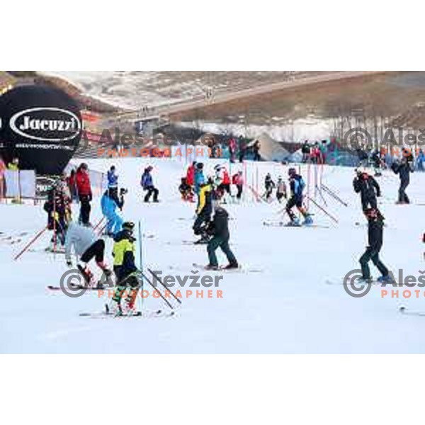 Course inspection before Audi FIS World Cup Slalom for 58. Vitranc Cup in Kranjska Gora, Slovenia on March 10, 2019