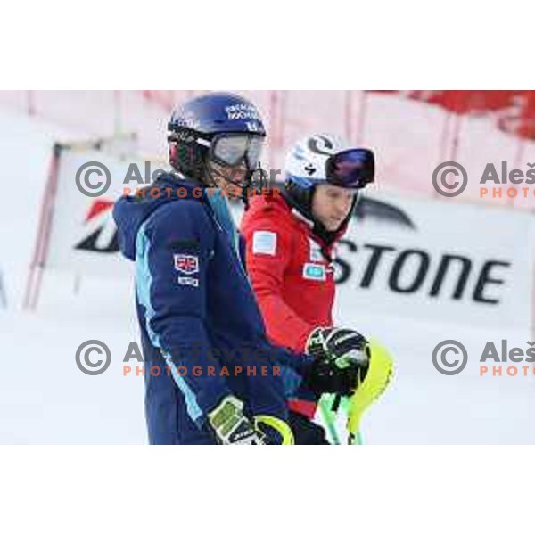Course inspection before Audi FIS World Cup Slalom for 58. Vitranc Cup in Kranjska Gora, Slovenia on March 10, 2019
