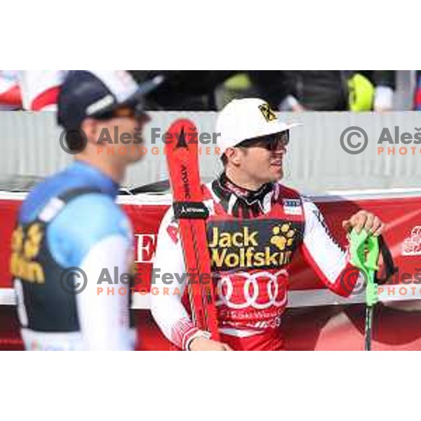 Marcel Hirscher, third placed at Audi FIS World Cup Slalom for 58. Vitranc Cup in Kranjska Gora, Slovenia on March 10, 2019