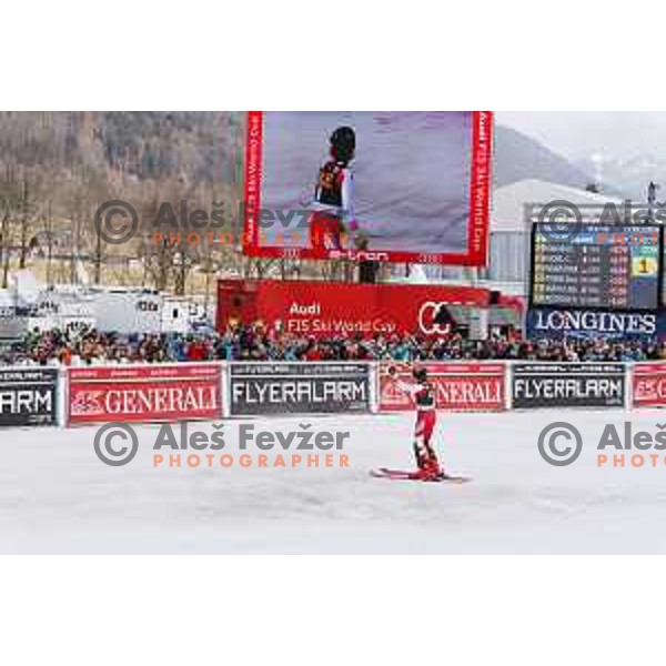 Maneul Feller at Audi FIS World Cup Slalom for 58. Vitranc Cup in Kranjska Gora, Slovenia on March 10, 2019