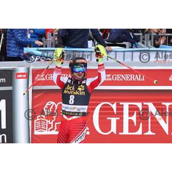 Maneul Feller at Audi FIS World Cup Slalom for 58. Vitranc Cup in Kranjska Gora, Slovenia on March 10, 2019