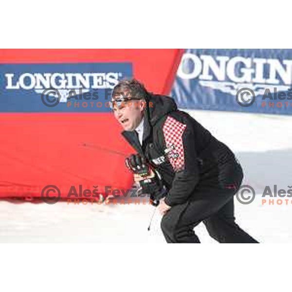 Vedran Pavlek at Audi FIS World Cup Slalom for 58. Vitranc Cup in Kranjska Gora, Slovenia on March 10, 2019