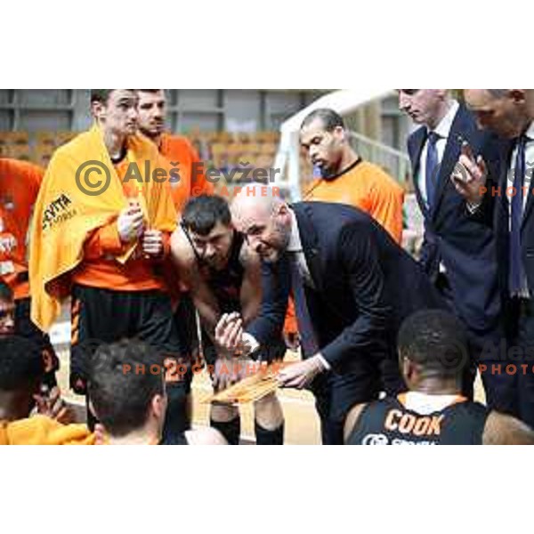 Slaven Rimac during ABA league basketball match between Petrol Olimpija and Cedevita in Tivoli Hall, Ljubljana on March 10, 2019