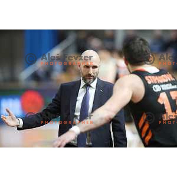 Slaven Rimac during ABA league basketball match between Petrol Olimpija and Cedevita in Tivoli Hall, Ljubljana on March 10, 2019