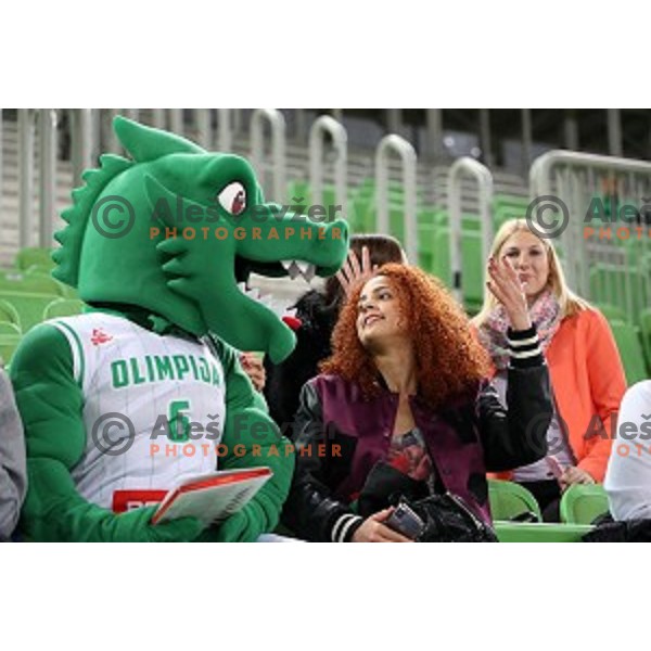 action during Nova KBM league basketball match between Petrol Olimpija and Helios suns in Stozice, Ljubljana, Slovenia on March 14, 2019