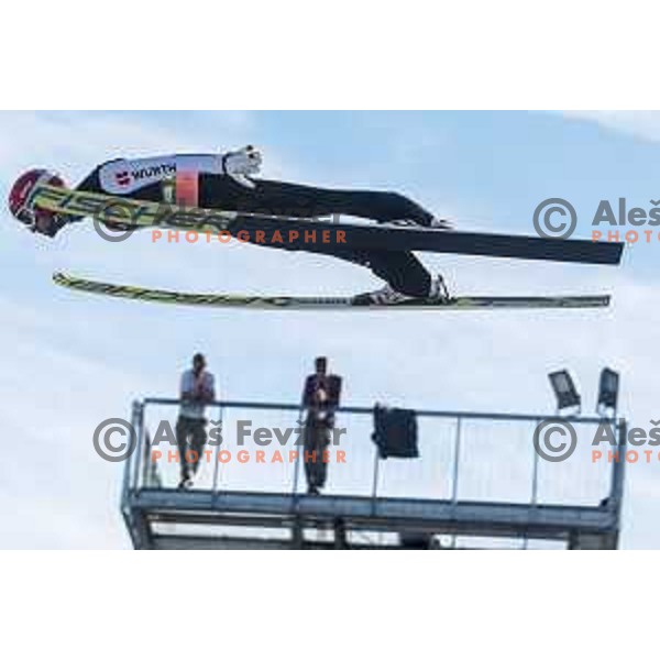 Markus Eisenbichler, winner of Ski flying individual at World Cup Ski Jumping Final in Planica, Slovenia on March 22, 2019