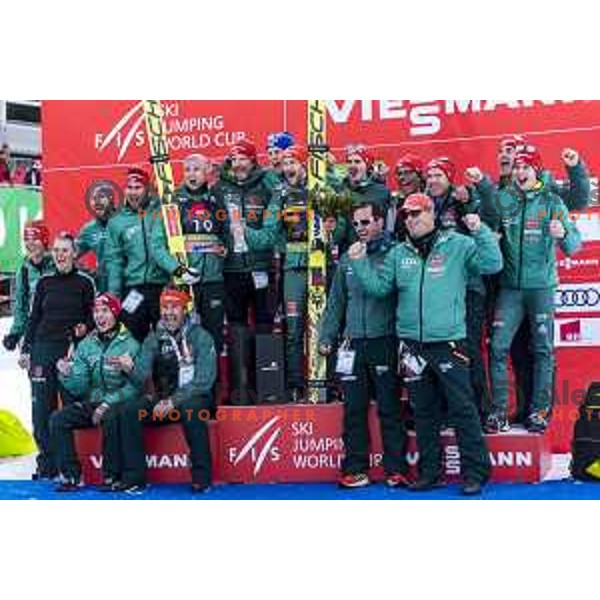 Markus Eisenbichler, winner of Ski flying individual at World Cup Ski Jumping Final in Planica, Slovenia on March 22, 2019
