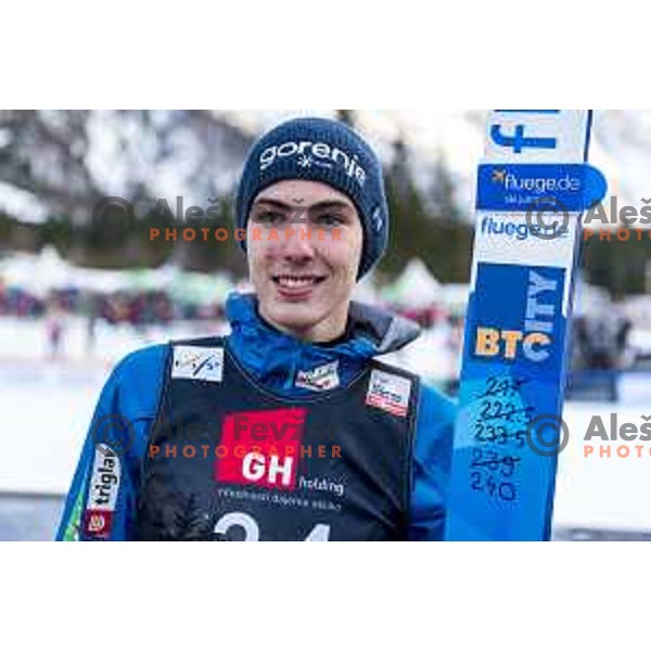 Timi Zajc at Ski flying individual at World Cup Ski Jumping Final in Planica, Slovenia on March 22, 2019