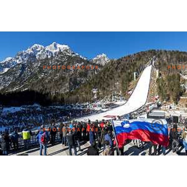 Ski flying team competition during World Cup Ski jumping in Planica, Slovenia on March 23, 2019