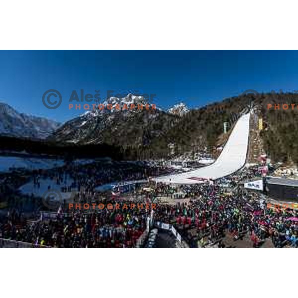Ski flying team competition during World Cup Ski jumping in Planica, Slovenia on March 23, 2019