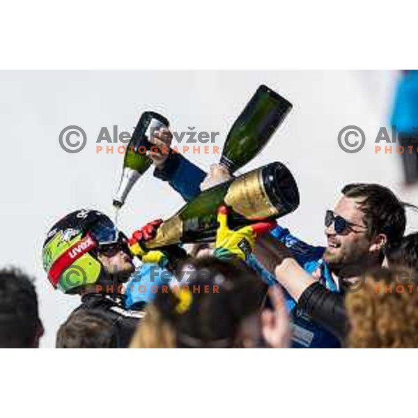 Robert Kranjec finished his ski jumping career at Ski flying team competition during World Cup Ski jumping in Planica, Slovenia on March 23, 2019