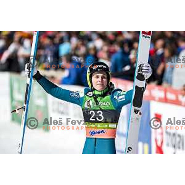 Domen Prevc at Final of World Cup Ski jumping season 2018/2019 in Planica, Slovenia on March 24, 2019