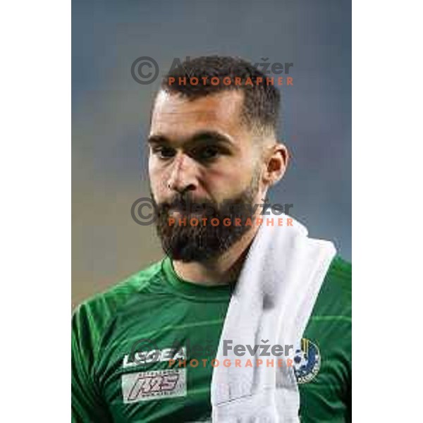Metod Jurhar in action during soccer match between Maribor and Celje, Round 24 of PLTS 2018/19, played in Ljudki vrt, Maribor, Slovenia on March 30, 2019